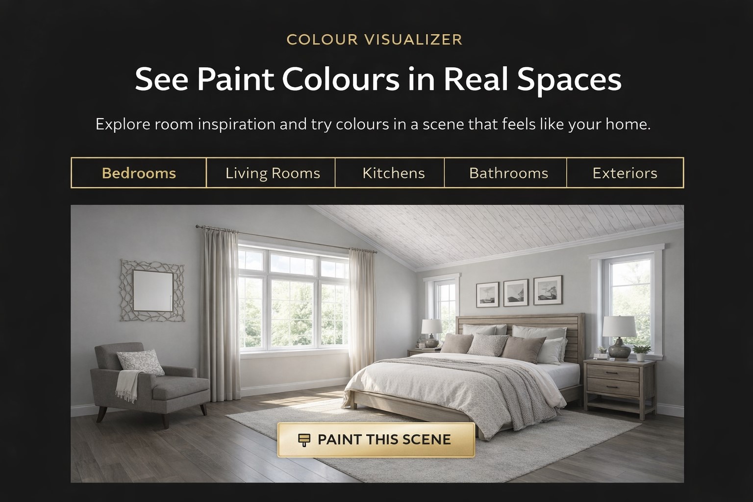 Paint colour visualizer preview